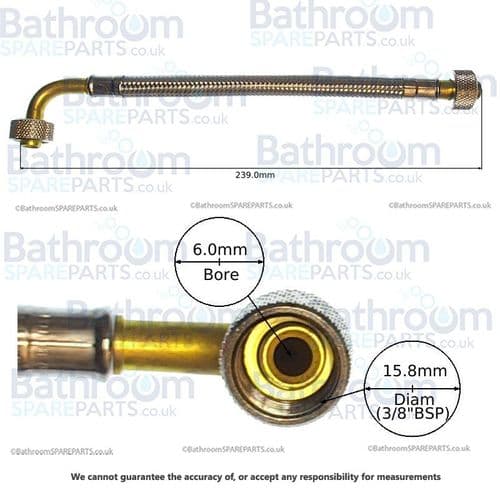 Geberit Braided Hose 242.415.00.1