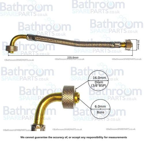 Geberit Braided Hose 242.788.00.1