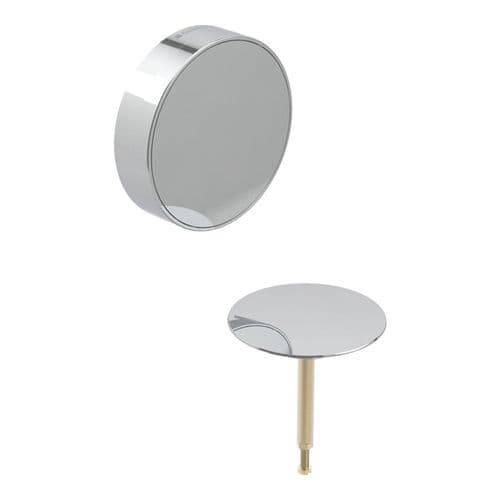 Geberit Chrome Plated Bathtub Drain with Turn Handle 150.300.21.1