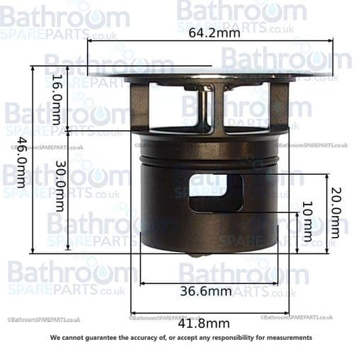 Geberit Cloud Basin Waste Chrome Cover 261.536.21.1