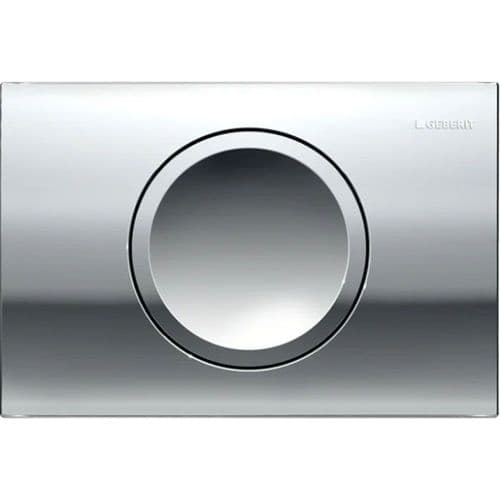 Geberit Delta 15 Gloss/Chrome Flush Plate 115.120.21.5