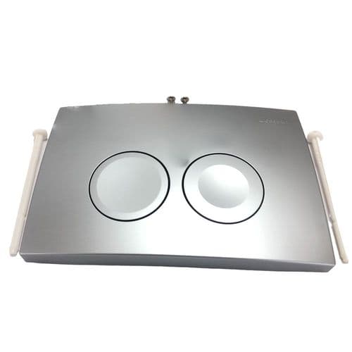 Geberit Delta 21 Matt Chrome Dual Flush Plate 115.125.46.5