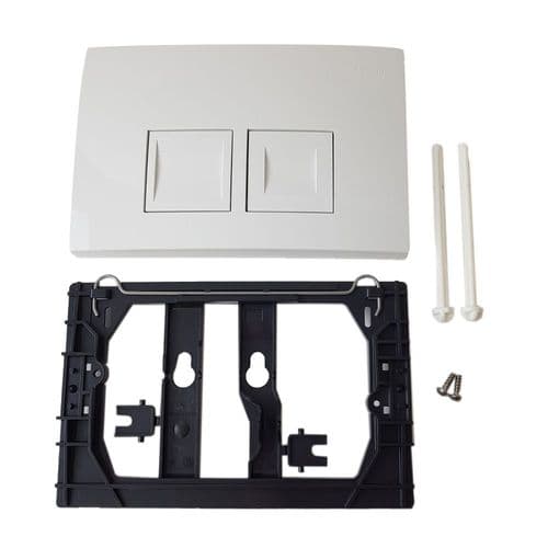 Geberit Delta 35 Alpine White Dual Flush Plate 115.135.11.1