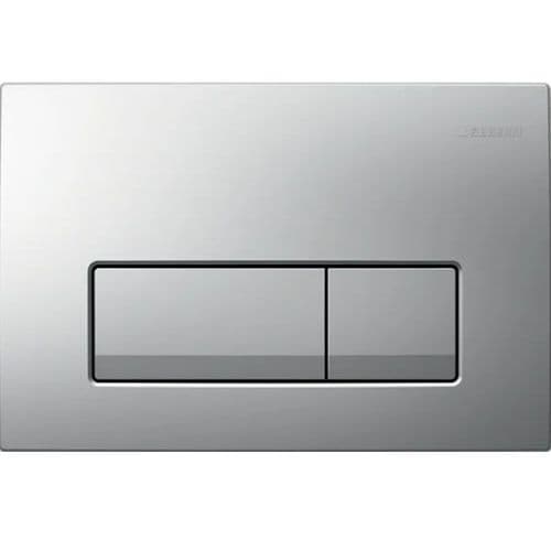 Geberit Delta 50 Flush Plate For Dual Flush Matt Chrome 115.105.46.5