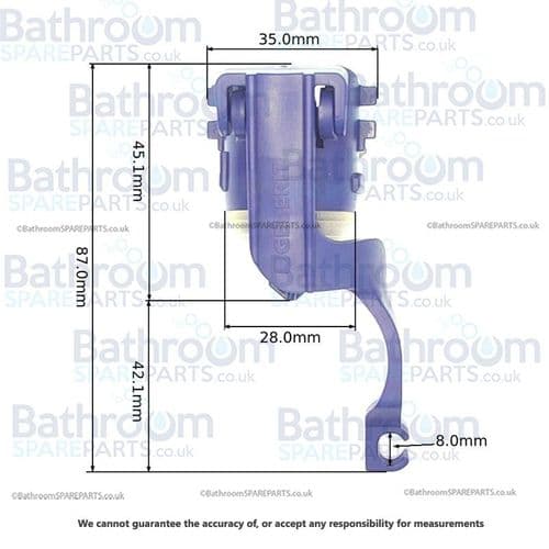 Geberit Diaphragm Assembly For Impuls 380 Side Entry Inlet Float Valve 240.771.00.1