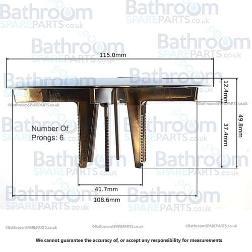 Geberit Drain Cover D90 For Shower Drain Gloss Chrome Plated 243.775.21.1