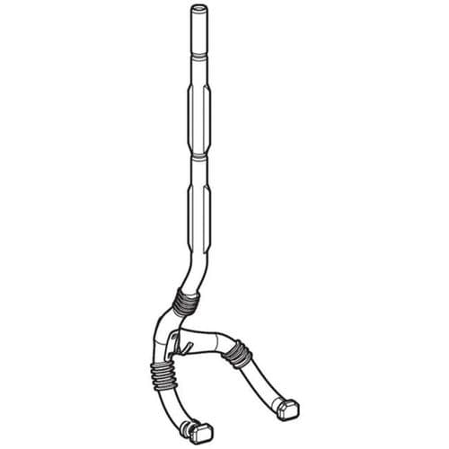 Geberit Duofix Conduit Pipe With Branch 242.886.00.1