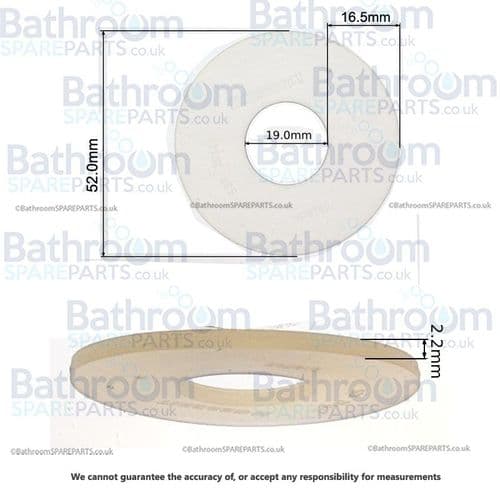Geberit Flat Gasket for Flush Valve 241.291.00.1