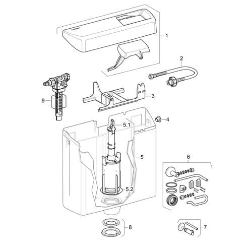 Geberit Flush Pipe Seal 240.139.00.1