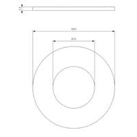 Geberit Flush Valve Seal x5 Trade Pack 816.418.00.1x5