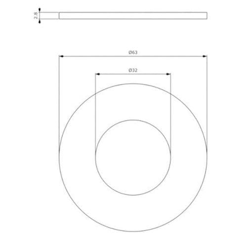 Geberit Flush Valve Seal x5 Trade Pack 816.418.00.1x5