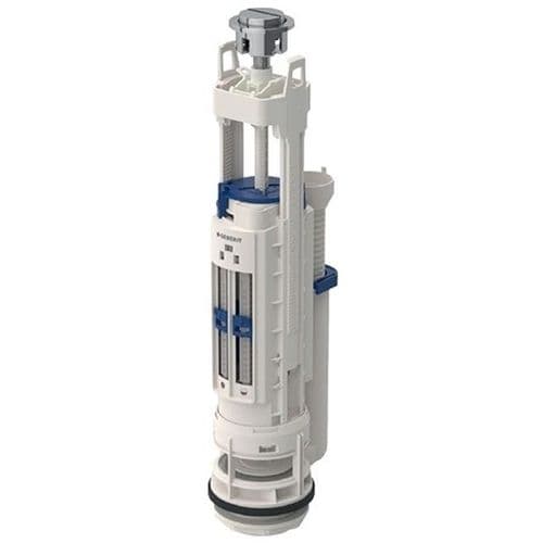 Geberit Flush Valve Type 290 For Ceramic Cistern With Chrome Dual Flush Button 272.400.21.1