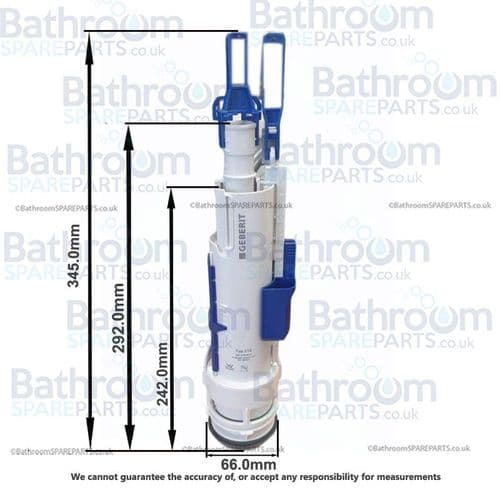 Geberit Flush Valve with Basket 244.820.00.1