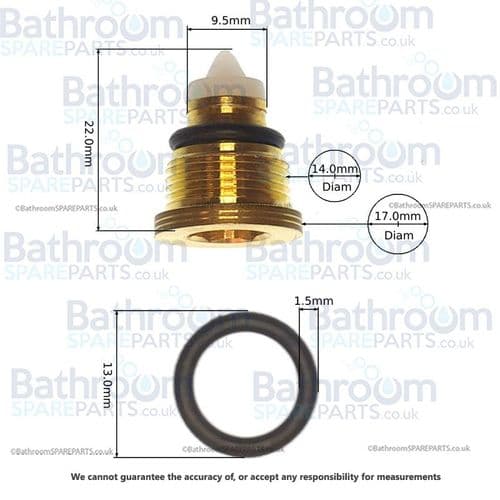 Geberit Isolation Valve Spindle 240.925.00.1