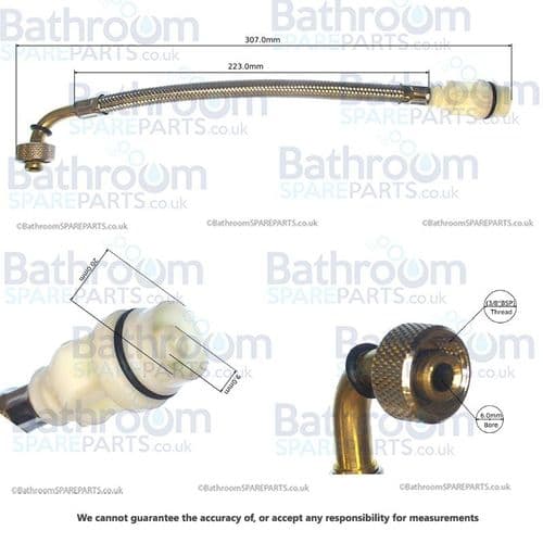 Geberit Kappa 15 Connection Hose 240.817.00.1