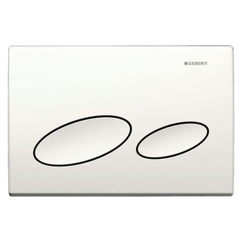 Geberit Kappa 20 Alpine White Dual Flush Plate 115.228.11.1