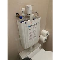 Geberit Low Level Replacement Internal Plastic Cistern With Push Button 996.990.00.0