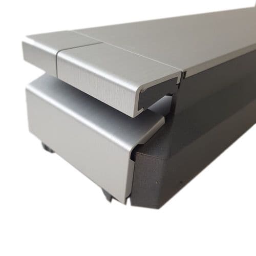 Geberit Monolith Aluminium Brushed Cistern Lid 242.386.TA.1