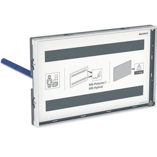 Geberit Omega Surface Even Customisation (with Sight Frame) Cover Plate 115.088.00.1