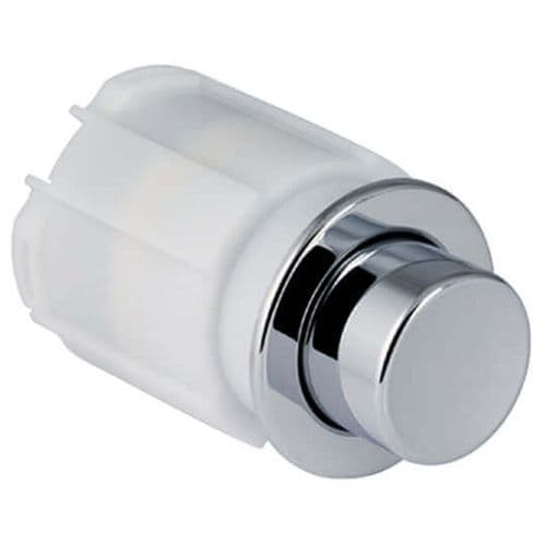 Geberit Palm Push WC Flush Control Pneumatic Single Flush Without Actuator Stainless 115.114.FW.1