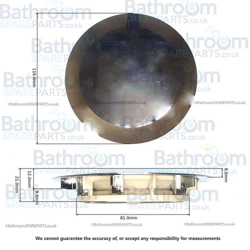 Geberit Ready-to-fit Set for Bathtub Drain Clou D90 241.404.21.1