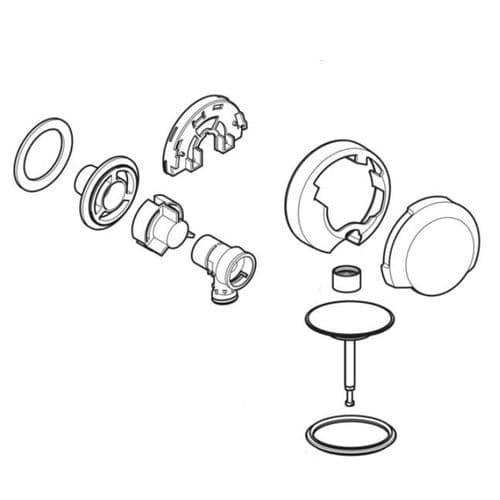 Geberit Ready To Fit Set For Bathtub Drain D52 - 245.454.21.1