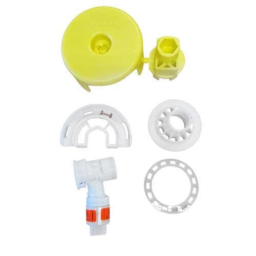 Geberit Ready To Fit Set For Bathtub Drain D52, With Inlet 242.996.21.1
