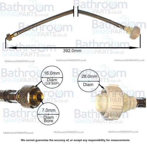 Geberit  Reinforced Braided Hose 240.921.00.1