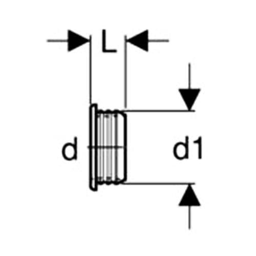 Geberit Rubber Sleeve 152.496.00.1