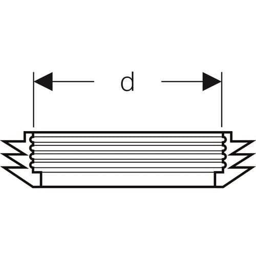 Geberit Rubber Sleeve 152.497.00.1