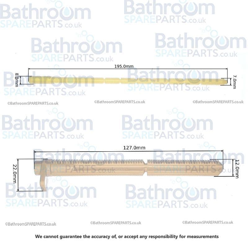 Geberit Set Of Actuator Rods For Alpha Concealed Cistern 244 879 00 1