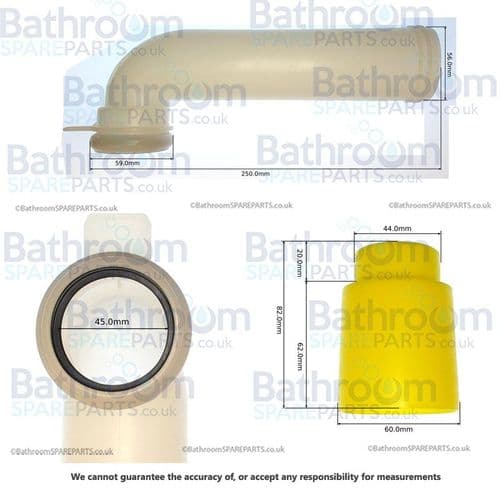 Geberit Sigma 12 Concealed Flush Bend 242.698.00.1