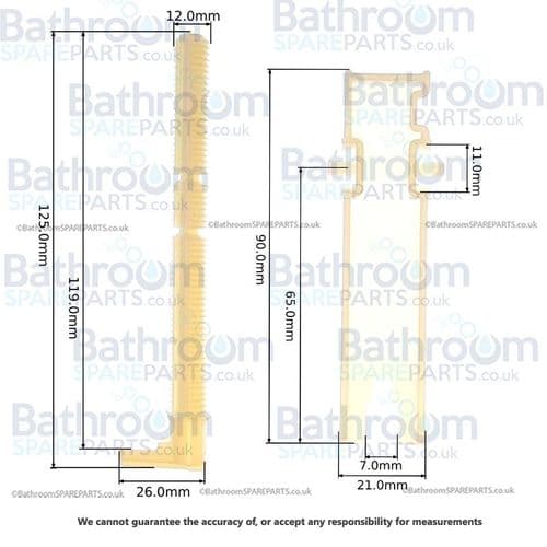 Geberit Sigma Actuation Rod Set 241.874.00.1