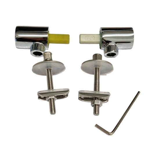 Geberit Smyle Soft Close Toilet Seat Hinge Set 598035000