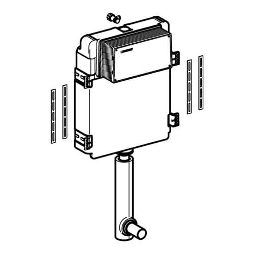 Geberit Twinline UP130 12cm concealed cistern 110.800.00.1 Spare Parts