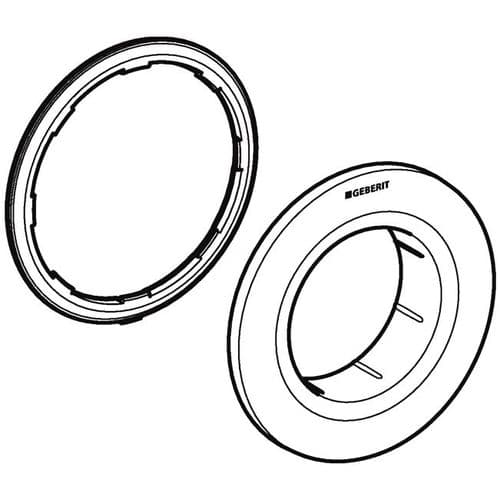 Geberit Type 01 Alpine White Concealed Actuator Collar 242.961.11.1