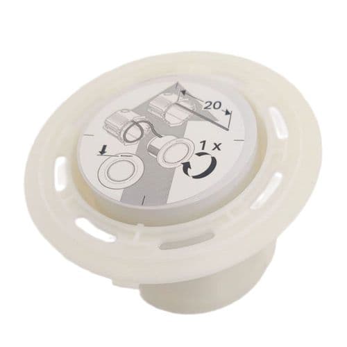 Geberit Type 01 Alpine White Single Flush Plate Actuator 243.395.11.1