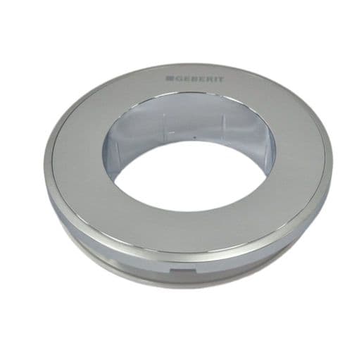 Geberit Type 01 Bright/Matt Chrome Concealed Actuator Collar 242.963.KH.1