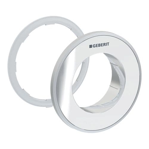 Geberit Type 01 Bright/Matt Chrome Concealed Actuator Collar 242.963.KH.1