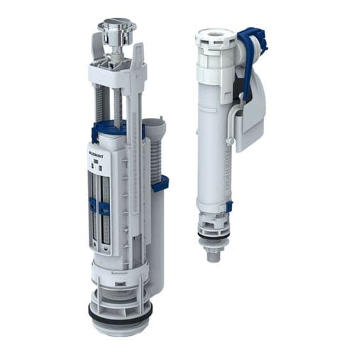 Geberit Type 290-360 Kit Dual Toilet Flush Valve Bottom Water Supply 3/8" 273.645.21.2