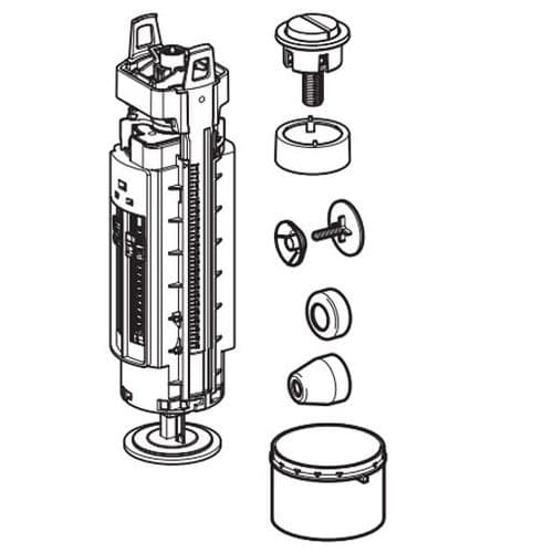 Geberit Type 290 Dual Conversion Set For Type 220 - 241.810.21.2