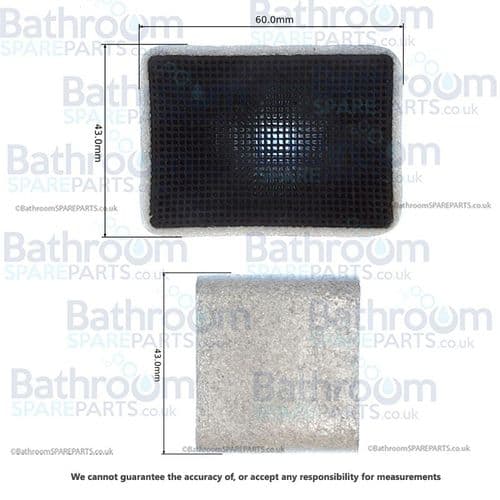 Geberit Type 3 Cermaic Honeycomb Filter 242.999.00.1