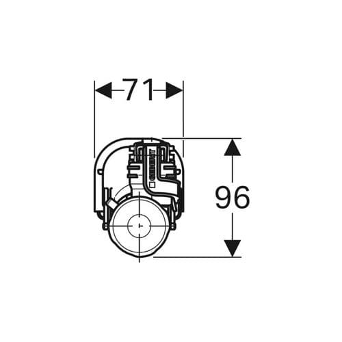 Geberit Type 360 Fill Valve 281.204.00.1