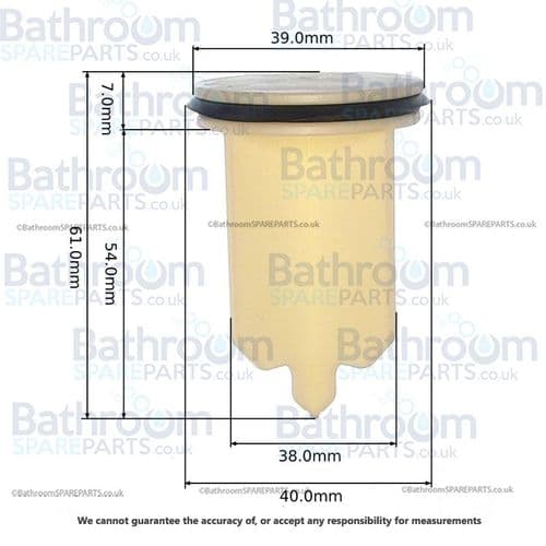 Geberit Waste Plug with O-ring 241.399.00.1
