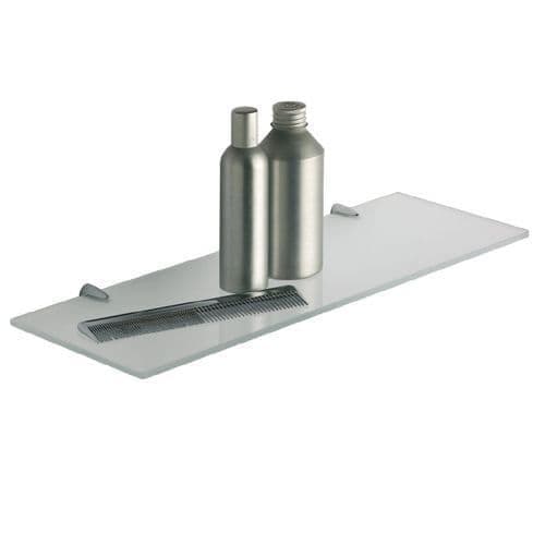 Gedy Artemis Glass Shelf 60cm Chrome 2119/60-00