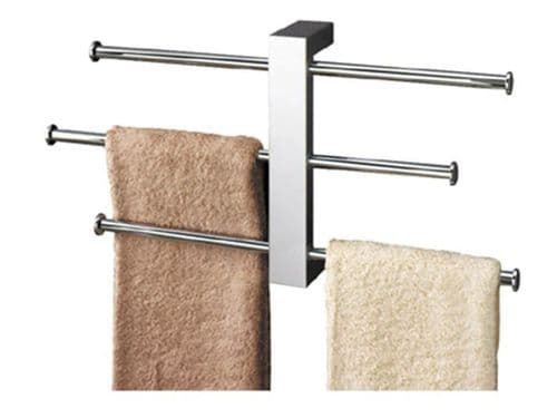 Gedy Bridge Towel Holder Wall Mounted Chrome 7630-13