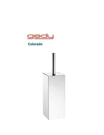 Gedy Colorado Nemesia Toilet Brush Freestanding Polished Stainless Steel NE33-13