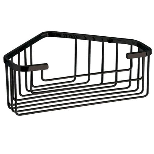 Gedy Deep Corner Basket Black 2483-14