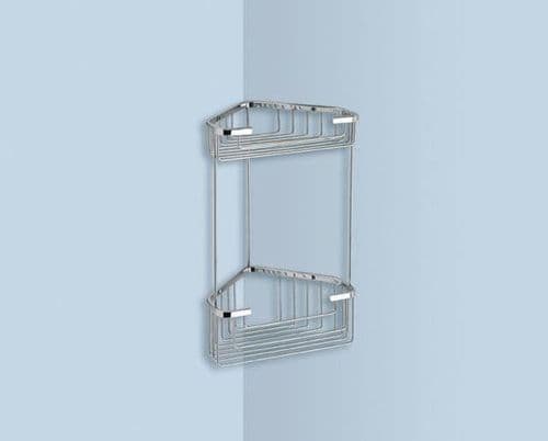Gedy Double Corner Deep Basket Chrome 2482-13