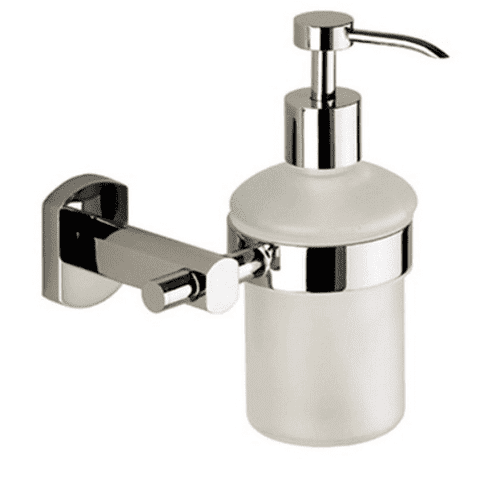 Gedy Edera Frosted Glass Soap Dispenser Chrome EP81-13